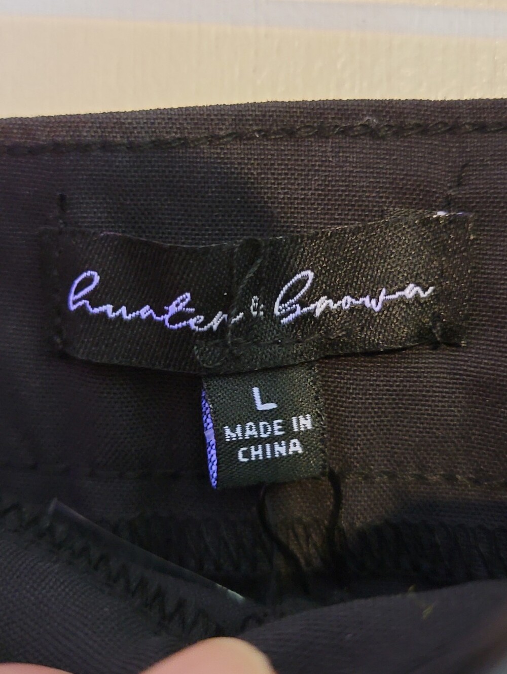 Hunter + Brown Black Cargo Skirt NWT - Picture 3 of 8